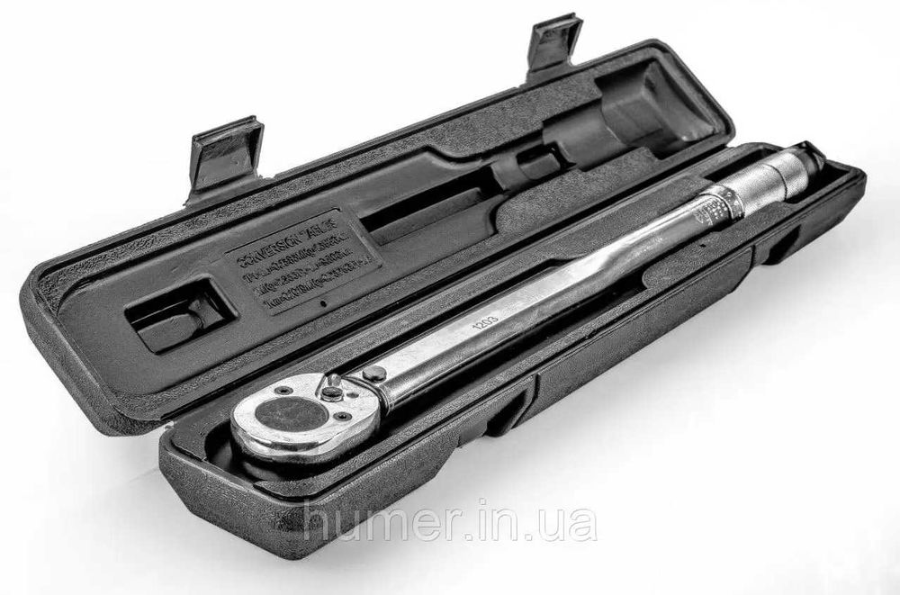 Динамометричний ключ Falcon 1/2", 28–210 Нм, з реверсивним квадратом