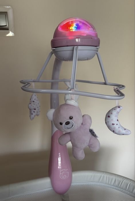 Karuzela grająca pozytywka projektor Rainbow 3w1 Chicco