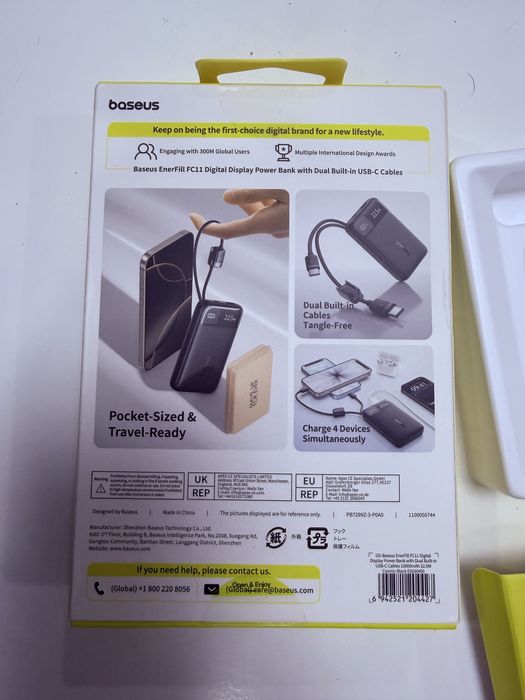 Павербанк Baseus EnerFill FC11 10000mAh 22.5W (Новий)