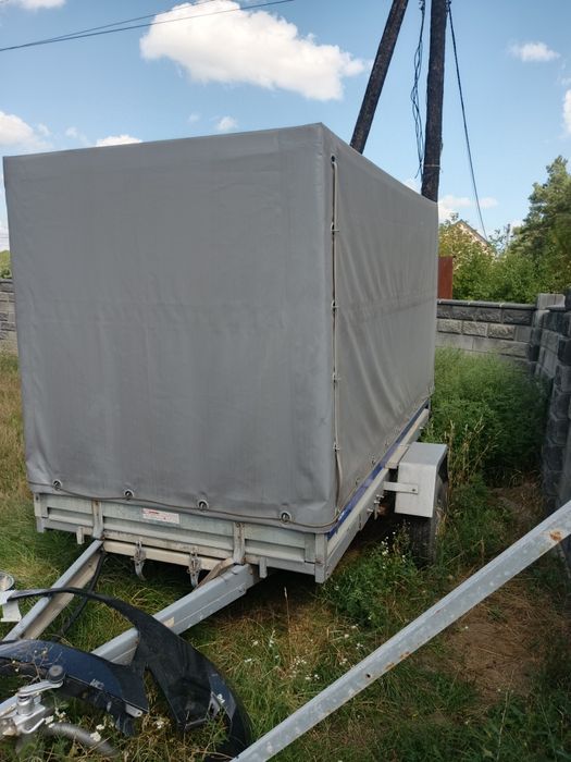 Продам оцинкований причіп Niewiadów  3.0 х 1.6 х 1.8м з високим тентом