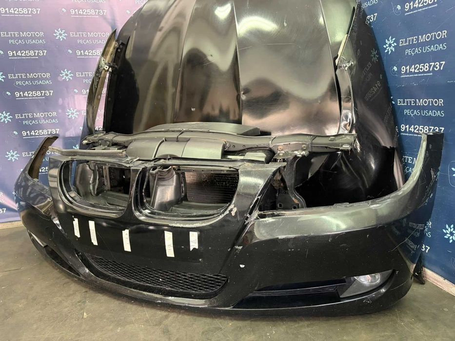 Frente completa usada BMW SERIE 3 E90 E91 LCI 320D capot parachoques guardalamas radiador oticas