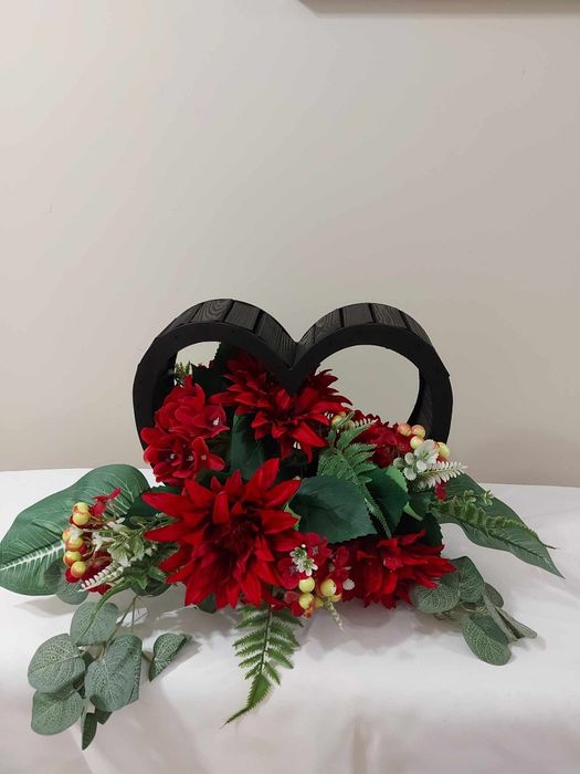 Podstawa baza serce do kompozycji kwiatowych nagrobnych