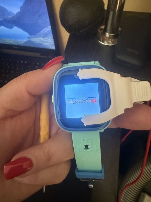 Смарт-годинник Canyon CNE-KW51BL Kids smartwatch GPS Blue (CNE-KW51BL)