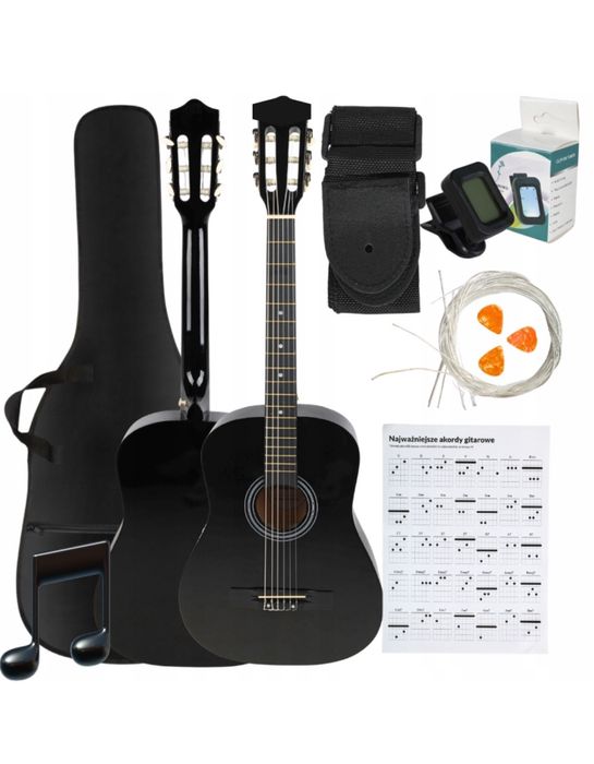 Gitara 4/4 NOWA do nauki idealna dla początkujących klasyczna