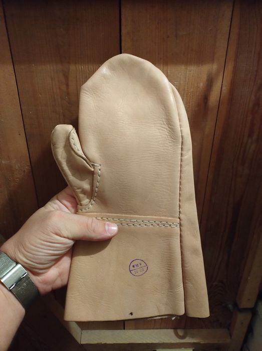 Skórzane rękawice ochronne