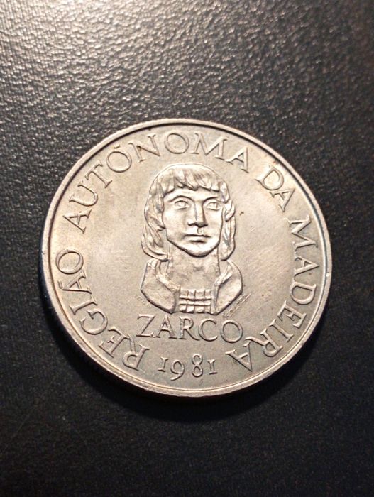 25 escudos 1981 -Zarco -Região Autónoma da Madeira -Portugal - Soberba