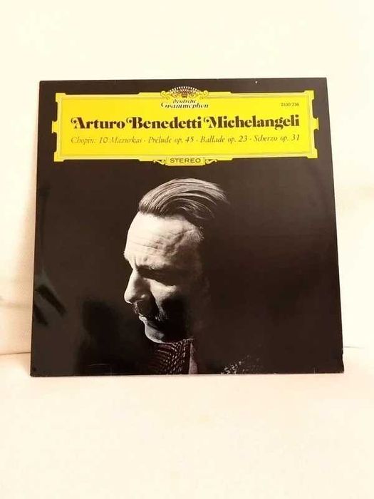 Arturo Benedetti Michelangeli, Deutsche Grammophon, Fryderyk Chopin . Vinyl