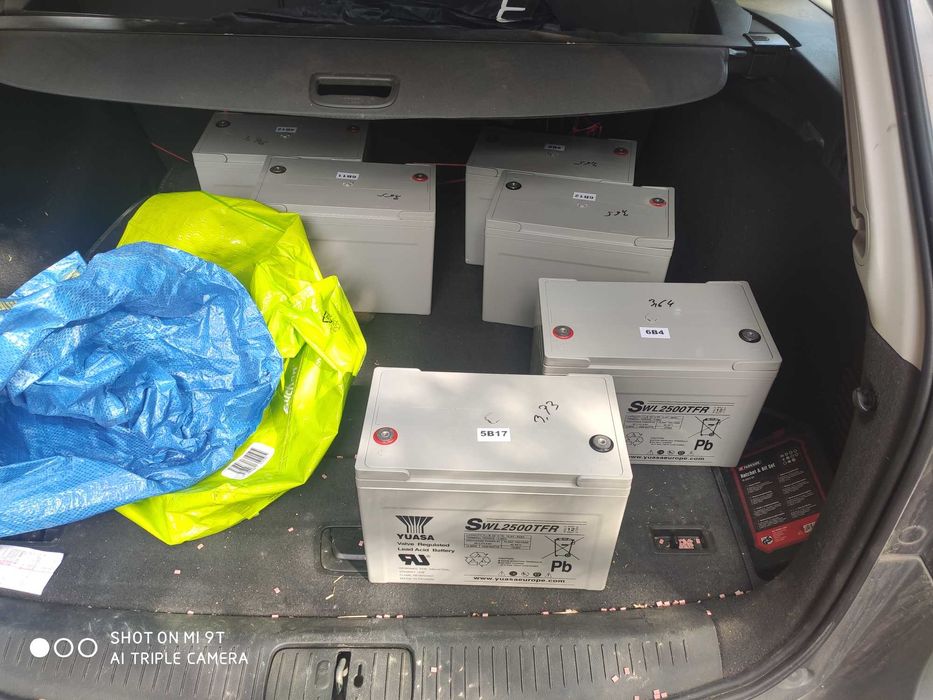 Akumulatory po demontażu ups