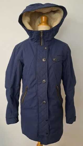 moods of norway - Damska Kurtka Parka Zimowa na Misiu z Membraną S/M