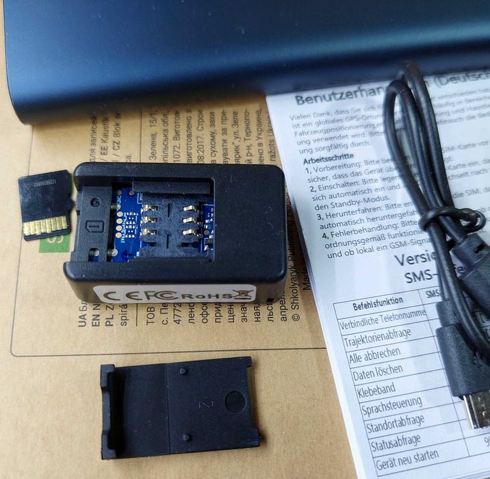 GPS - трекер для авто - мото — GSM локатор микрофон диктофон - гпс теркер на SIM-карте 3в1