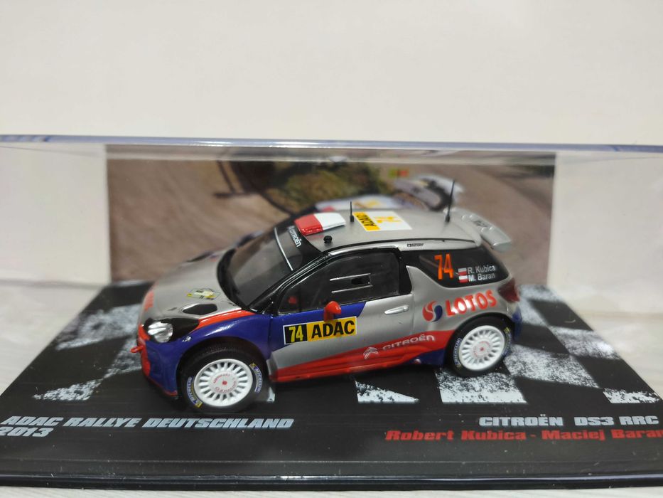 WRC Rally Cars 1:43 DeAgostini Kubica