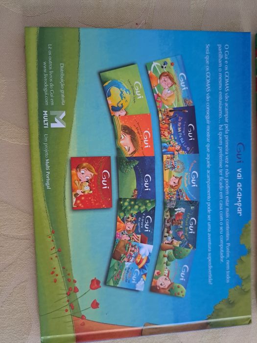 3 livros Gui vão acampar, um campeão apaixonado e a aventura nas macie