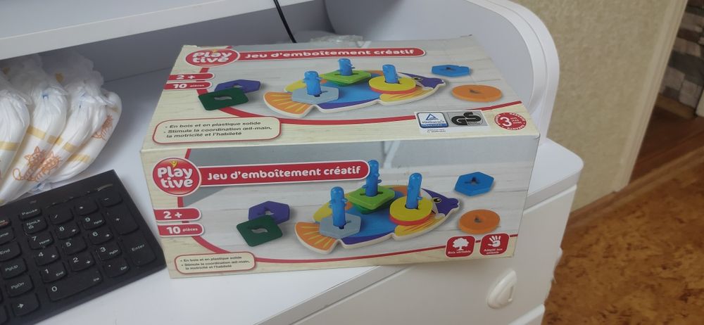 Дерев’яна головоломка PLAYTIVE для малюків