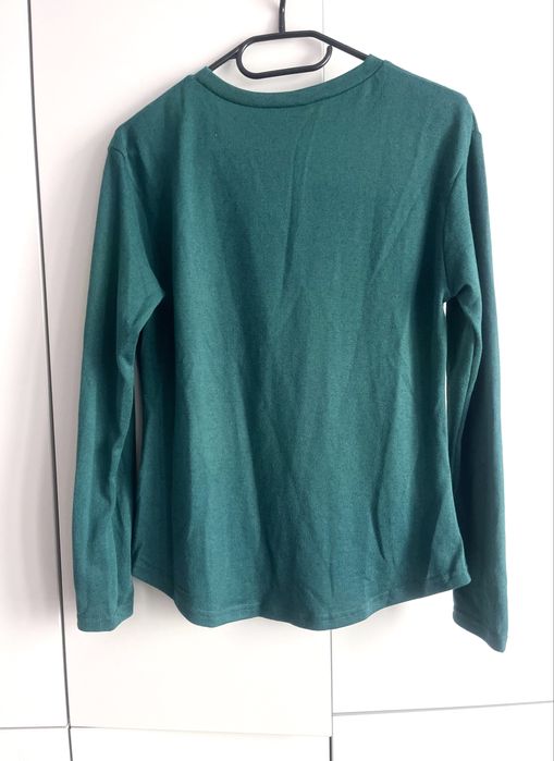 Ciemnozielony sweter S