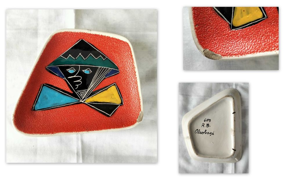 Jarra e Pratos antigos Raul da Bernarda, Alcobaça Portugal