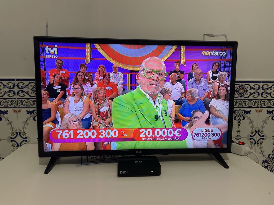 Televisão LG 32 Polegadas – Bom Estado + Comando