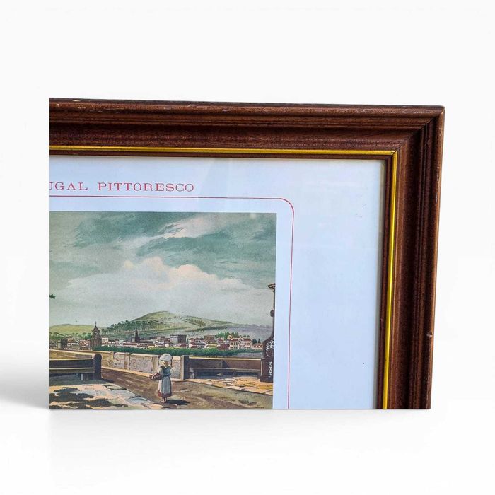 Quadro Decorativo “Portugal Pittoresco — Ponte de Lima”