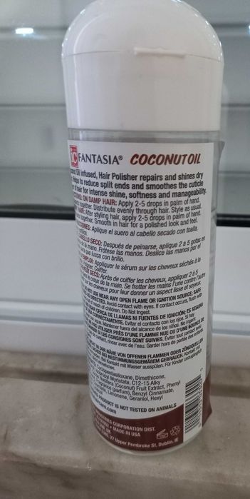 Óleo de coco para cabelo