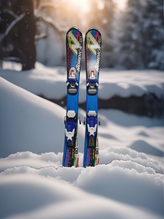 Śliczne Narty Nordica Doberman Race 80 cm dla dzieci