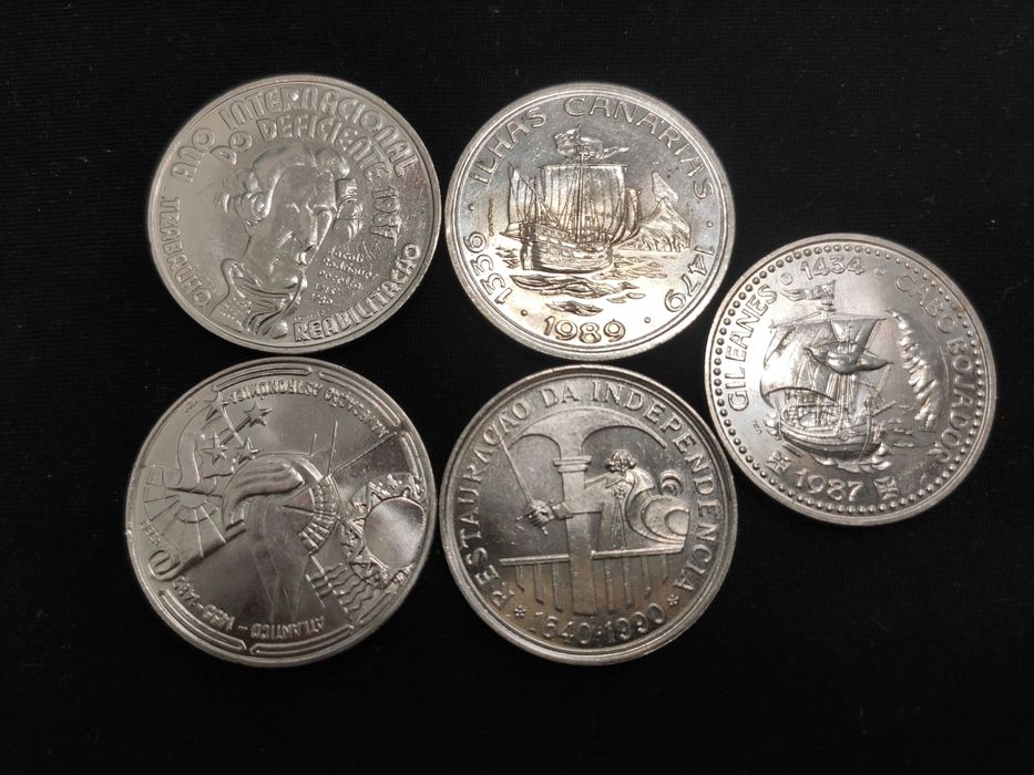 5 moedas de 100$ Comemorativas - (Conjunto 3.5€) #1