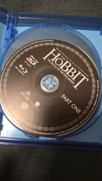 Hobbit bitwa pięciu armii 3d bluray