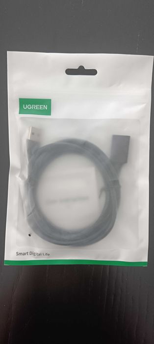 Ugreen Kabel przedłużacz Usb 2.0 A male to A female 1,5m czarny 10315