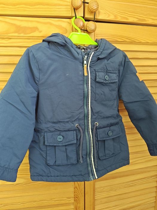 Kurtka przejściowa z lekkim ociepleniem dla chłopca 110