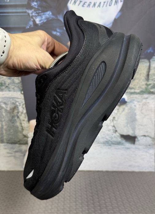 Hoka Bondi 9 кроссовки 46 размер беговые черные