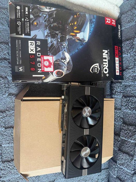 Sapphire Nitro+ Radeon RX570 8G - Відмінний стан