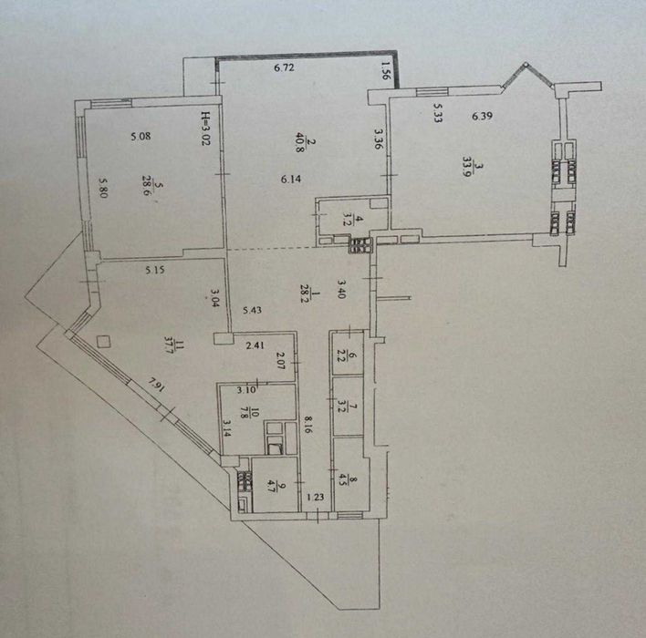 Многокомнатная квартира по адресу ул. Сечевых Стрельцов (площадь 206 м²) - Atlanta.ua - фото 21