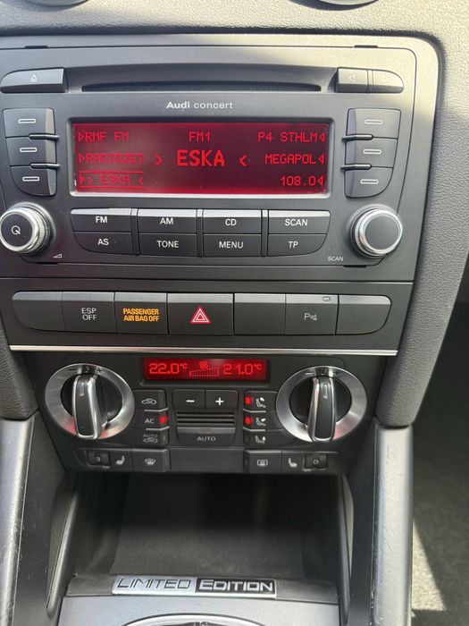 Audi A3 8P 1.6 MPI benzyna 2009r PL