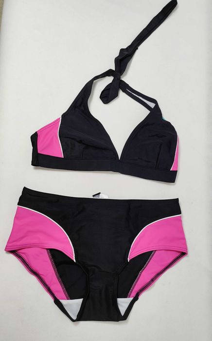 Strój kąpielowy dwuczęściowy sportowy bikini czarny 38/40 ST0195B