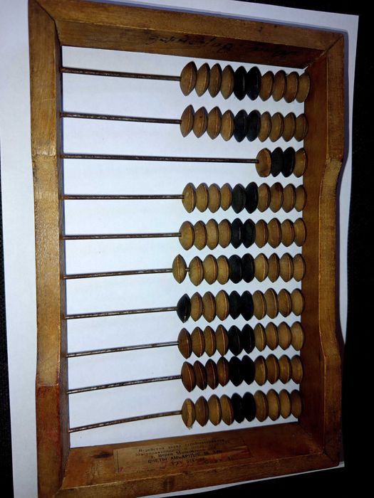 Счеты деревянные амбарные в хорошем состоянии