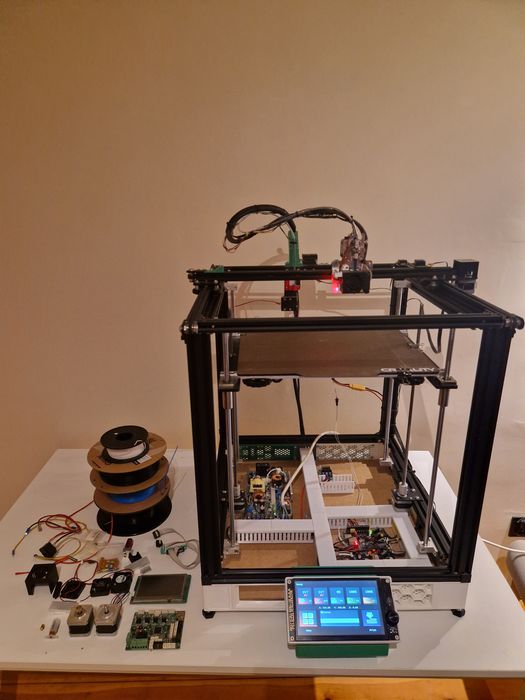 Ender 5 Plus Ulepszona + Filamenty + Części zamienne