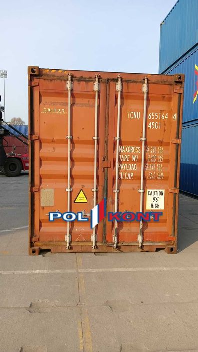 Używany kontener morski 40 HC / 12 metrowy / PZ