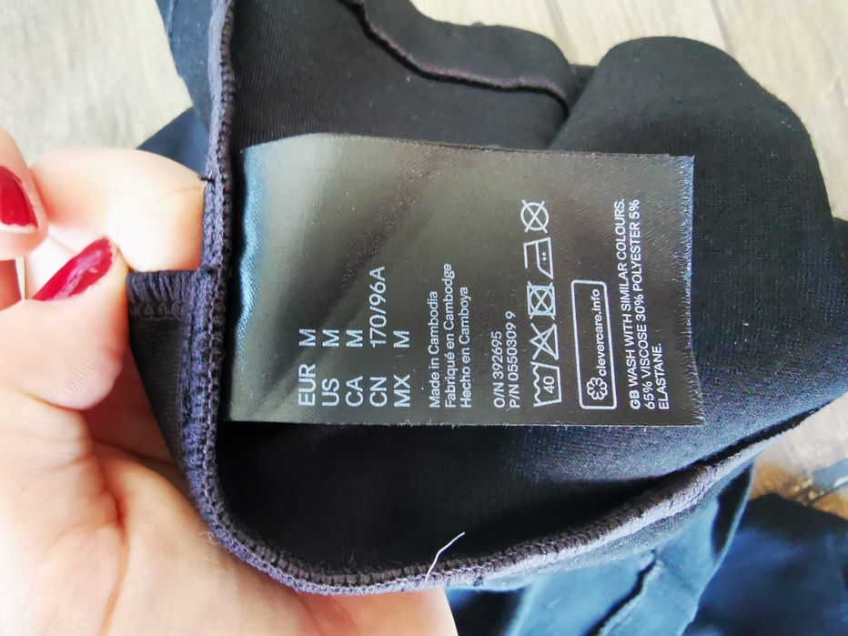 Sukienka H&M czarna M