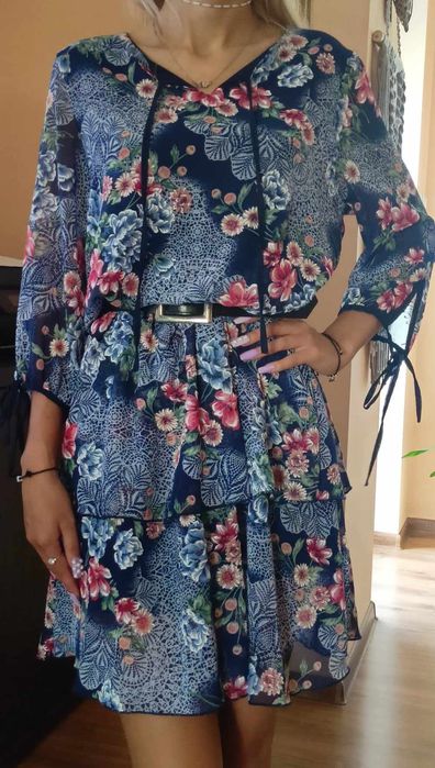 Zwiewna sukienka boho