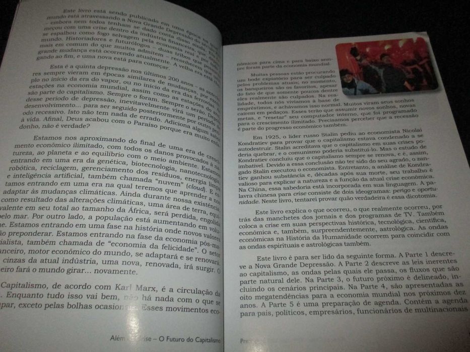 Livro Além da crise O Futuro do Capitalismo