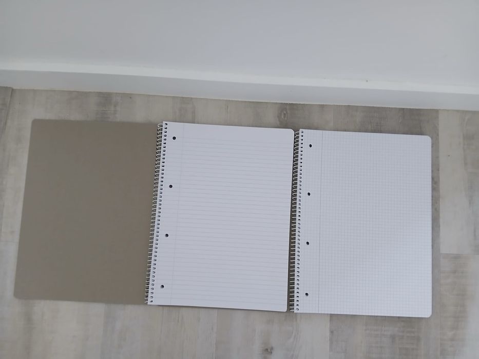 Caderno Espiral A4 Pautado/Quadriculado -  NOTE!