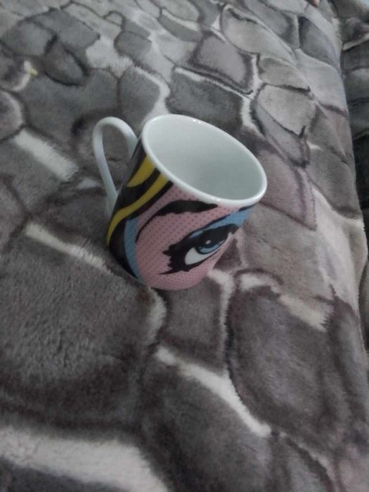 Pop Art cafe , zestaw porcelanowy