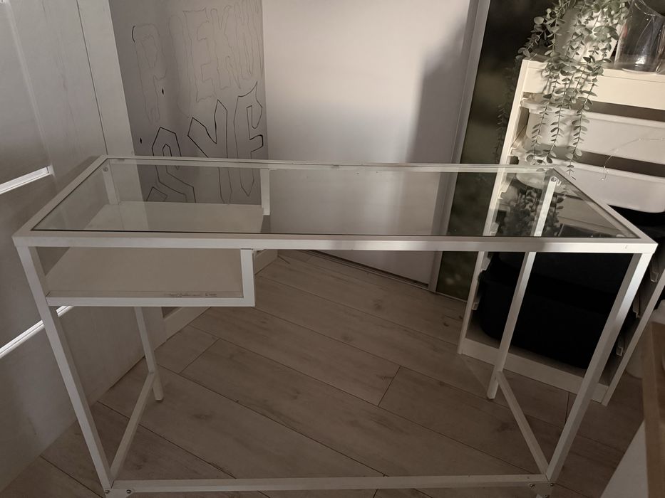 Biurko szklo 100cm