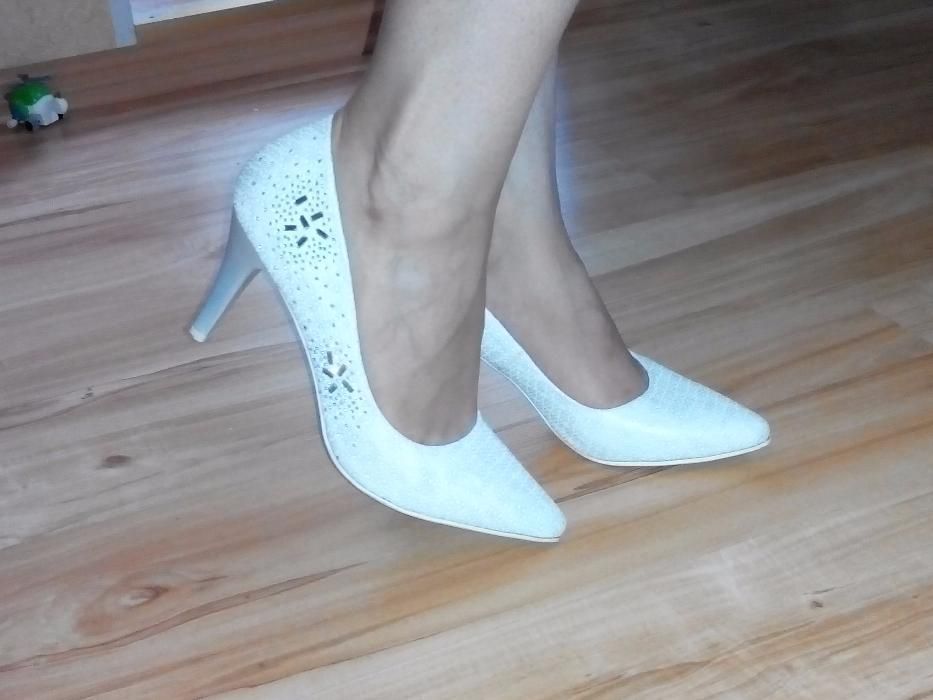 Туфли женские свадебные айвори 38р
