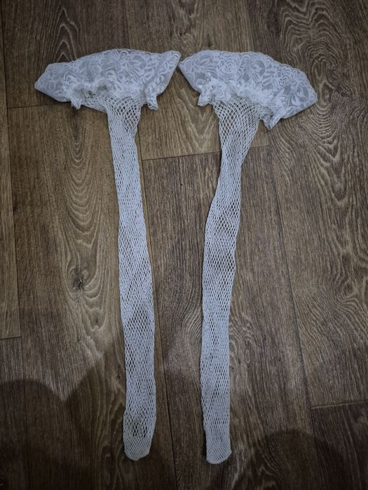 Красивые нежные чулки сетка