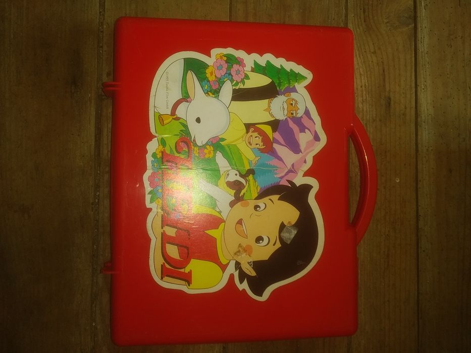 Coleção revistas da Heidi antigas de 1976 com caixa arquivadora