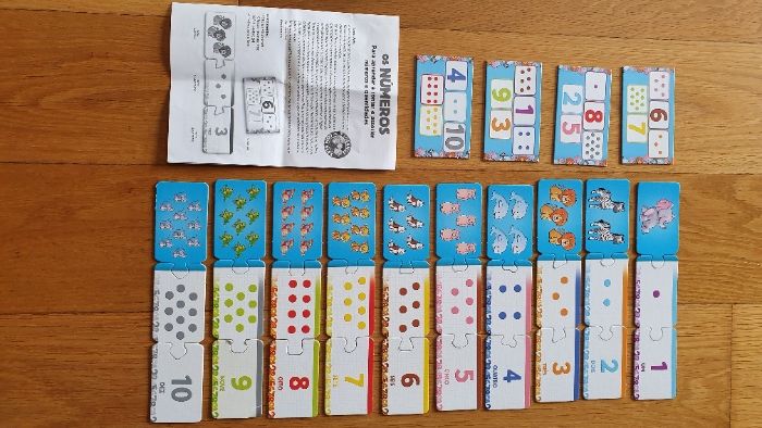 Jogo para criança: "Aprender a contar e associar números/quantidades"