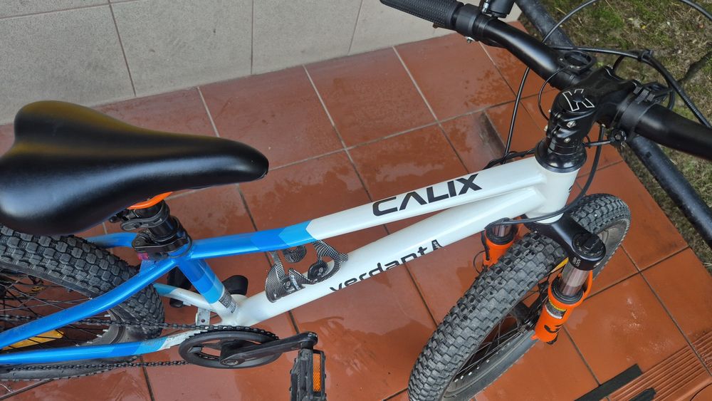 Rower dzieciecy Verdant calix 20 cali amortyzator hamulce tarczowe