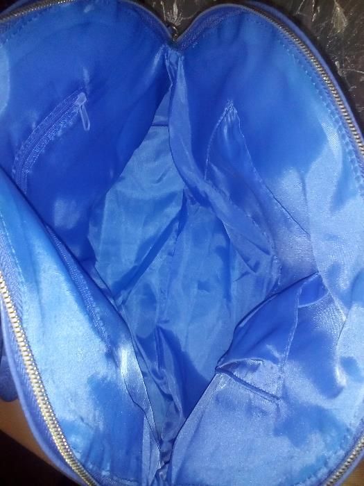 нова сумка голубого кольору