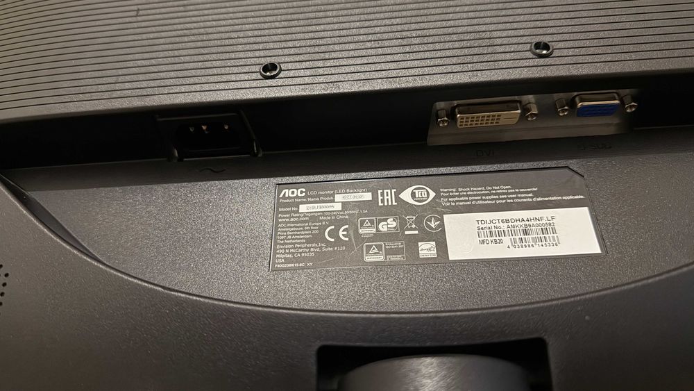 Монітор AOC I2480SX /00/01