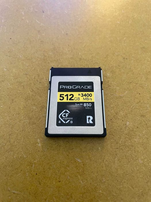 Cartão de memória PROGRADE digital 512 GB CFexpress 4.0 Tipo B (gold)