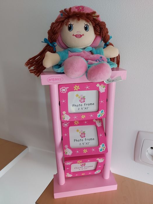 Porta retratos com boneca